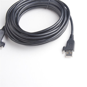 USB 2.0 Am Bm kablo çift vidalı tip B kablo Usb veri senkronizasyon yazıcı kablosu siyah PVC PE torba örgü PVC ceket, pvc mikro-usb - Product Image 2