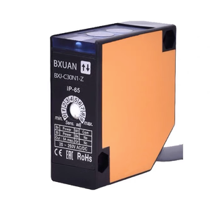 BXUAN Sensor óptico NPN Salida de tres cables NO + NC Distancia de detección 30cm Sensor de proximidad fotoeléctrico de reflexión difusa - Product Image 6