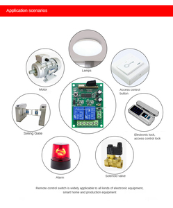 433 Mhz1527 telecomando RF a 4 canali interruttore telecomando <span class=keywords><strong>wireless</strong></span> universale modulo ricevitore relè 24V
