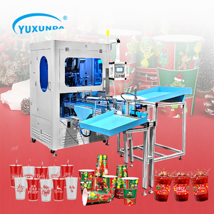 Máquina de impresión de vasos de papel personalizada de fábrica Yuxunda, máquina de impresión Digital de tazas de té para llevar, impresora de tazas multicolor CMYKW - Product Image 2