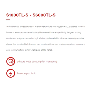 Inversor solar monofásico Thinkpower 5KW al por mayor, conexión competitiva a la red, controlador MPPT de salida de CA de 60Hz para uso doméstico - Product Image 3