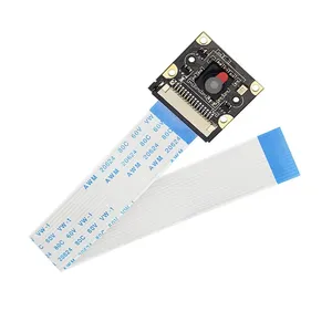 Módulo de cámara Raspberry Pi 3B 1080p 5MP Cámara de visión nocturna + 2 piezas Sensor IR Luz LED 3/2 Modelo B