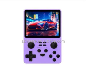 Cheap Classic RGB20S Purple Video Gaming Machine for PSP Games 3.5Inches RK3326 Chips Open Source Linux System R36S Game <strong>Console</strong>
