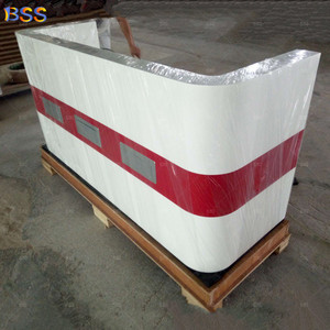 Văn Phòng Thương mại bằng đá cẩm thạch sạc bàn tùy chỉnh rắn bề mặt điện thanh bảng corian văn phòng băng ghế dự bị bàn bàn với ổ cắm điện - Product Image 6