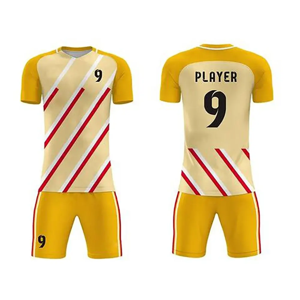 Sublimation Football Tracksuit Custom Cheap Men Soccer Uniform Soccer Jersey Set 2023
