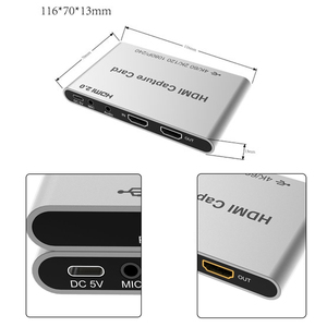 Original OEM de fábrica HDMI 4K 1080p captura de vídeo Usb 3,0 grabadora de vídeo tarjeta HDMI Usb tarjeta de captura HDMI - Product Image 2