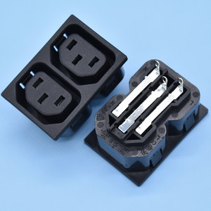 工业10A 15A 125V 250V电源输入交流插孔C13输出2/3 / 4 / 5 / 6/7组扩展插头插座 - Product Image 2