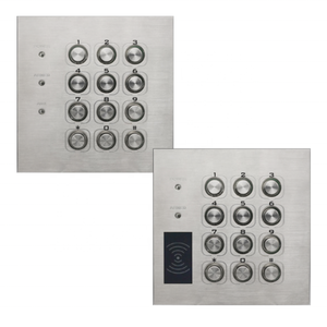MiTEC Modulize Sistema de intercomunicación de estación de entrada Multi apartamento Audio Video Intercom Puerta Teléfono con cable - Product Image 2