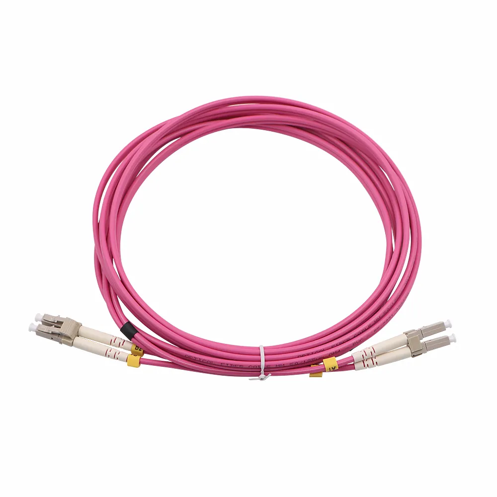 LC/UPC-LC/оптический патч-корд Дуплекс Многомодовый OM4 волоконно-оптический патч-корд и джемпер для оптического кабеля до конечного пользователя Установка кабеля