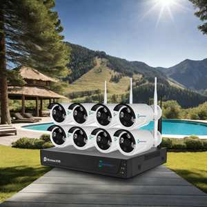 Tuya App Security 1080P NVR kit H.265 Wifi sistema CCTV a 8 canali con rilevamento umano telecamera IP interna e archiviazione dati HDD - Product Image 6