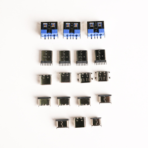 Handy-Ladestangenverbinder Usb OEM Rj45 weiblicher Verbinder PCB Frontmontierte Steckdose 30 M Max Verbinder Typ C 5 Stifte weiblich - Product Image 1