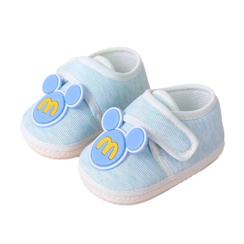 Zapatos de suelo para bebés Primavera y otoño Zapatos de suela blanda para interiores para niños y niñas, zapatos antideslizantes para caminar, zapatos de prepaso