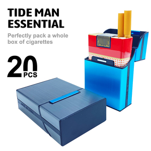 HEMPACKA Bán Buôn Kim Loại Nhôm Thuốc Lá Chủ Box Trường Hợp Với Solid Magnetic Top - Product Image 6