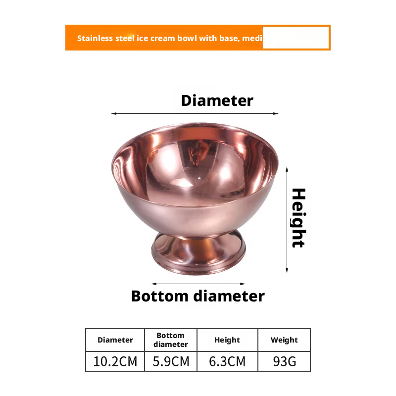Oro rosa con piedini - 170ml