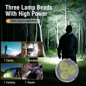 BORUiT High Power 2050lm 42hrs Working Time Fast Charge Waterproof Portable Outdoor <strong>Flash</strong> Light With <strong>Memory</strong> <strong>Function</strong> for Camp - Product Image 3