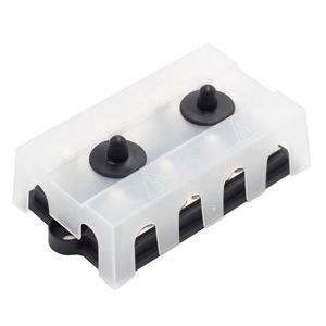 48V <strong>250A</strong> Pure Copper Black <strong>Busbar</strong> M10 M8 Battery Terminals for Power Distribution High-quality Terminal Blocks - Product Image 4