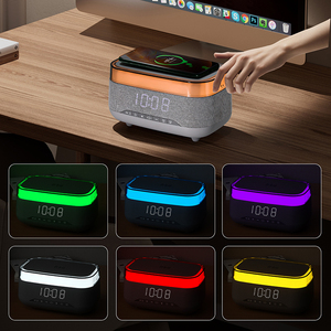 <strong>2025</strong> New Multifunction Smart Blue Tooth <strong>Speaker</strong> with Wireless Charger and Alarm Clock - Product Image 3