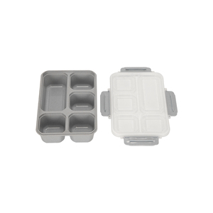 Reusable Leakproof Plastic Bento Lunch <strong>Box</strong> with 5 Compartments <strong>Meal</strong> Prep and Food Storage Containers With Lids for Student - Product Image 4