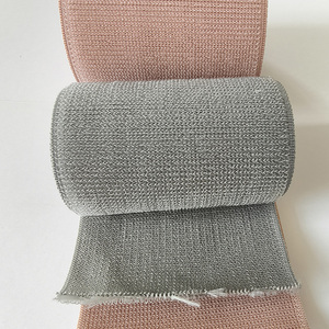 100mm Non-Pilling Elastic <strong>Strap</strong> Soft Elastic Webbing Durable Nylon <strong>Hook</strong> and <strong>Loop</strong> Fastener High-Quality Sewn Elastic Band - Product Image 4
