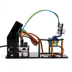 Arduino DIY kiti için acesimulation simülasyon ultrasonik Radar sensörü modülü 180 "TFT ekran ile SPI 1.8 derece tarama dedektörü