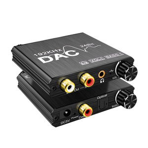 <strong>Digital</strong> to Analog <strong>Audio</strong> Converter 192KHz 24Bit DAC Amp Coaxial Optical SPDIF to 3.5mm L/R <strong>RCA</strong> Jack Adapter for PS5 PS4 HDTV DVD - Product Image 6