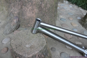 OEM hizmeti ile özel titanyum bmx bisiklet iskeleti - Product Image 4