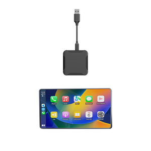新定制标志2合1无线Carplay适配器迷你USB加密狗，适用于安卓和自动即插即用5千兆赫无线快速连接 - Product Image 1