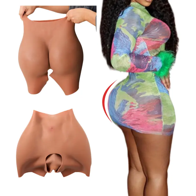 Mujer Sexy silicona grandes caderas redondas y botín silicona glúteos y caderas abundantes nalgas moldeadores potenciador acolchado regordete cadera pantalón