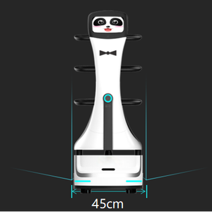 Robot de evitación de obstáculos automático directo de fábrica, Robot de servicio de restaurante de entrega de alimentos, Robot de camarero - Product Image 1