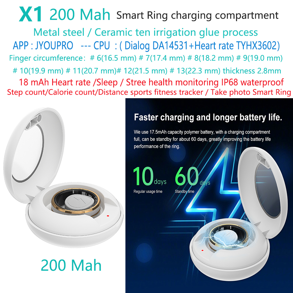 Compartimento de carga Anillo de X1-Smart 200 Mah