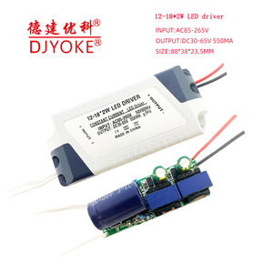 ไดรฟ์ LED IC คู่แรงดันไฟฟ้าเต็มรูปแบบโดยไม่ต้องสั่นไหว 8-25 * 2W Dc27-85V 700mA ไดรเวอร์กระแสคงที่ภายนอก - Product Image 3