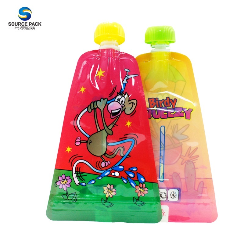Stand Up Spout Reusable Baby Food Pouch