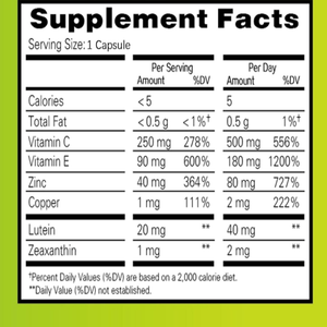Göz sağlığı için C vitamini <span class=keywords><strong>E</strong></span> çinko ile toptan göz vitamini ve Mineral takviyesi kapsülleri - Product Image 4