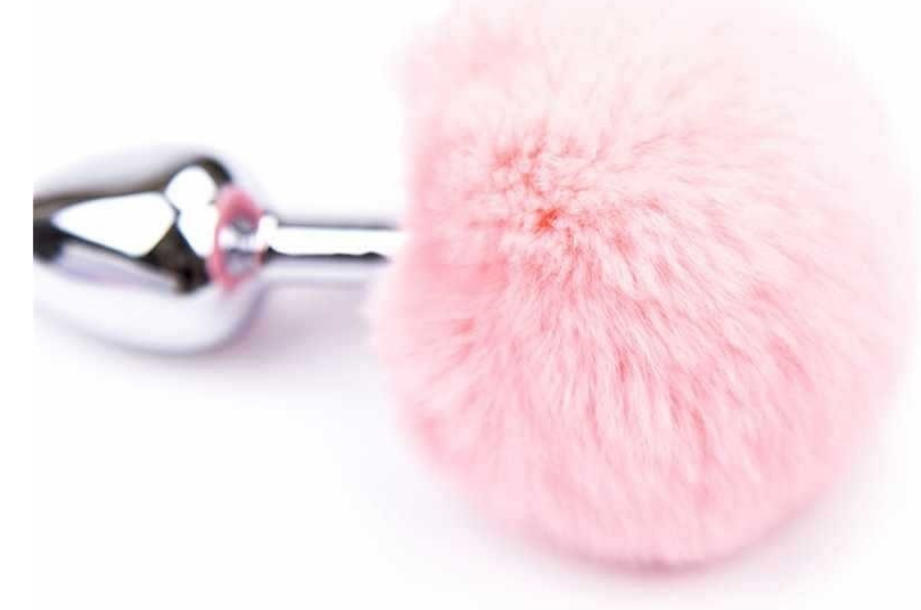 Rabbit tail-pink