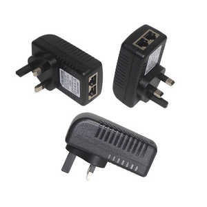 ギガビット802.3at1.5AIpカメラ入力Rj45電源24V1Aインジェクター回路ウォールスイッチ10/100Mパッシブ48V12VPoeアダプター