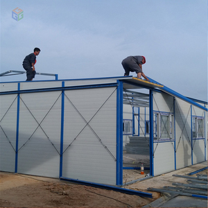 Özel modüler kolayca monte geçici K tipi şantiye ev emek prefabrik ev kamp prefabrik ev - Product Image 3