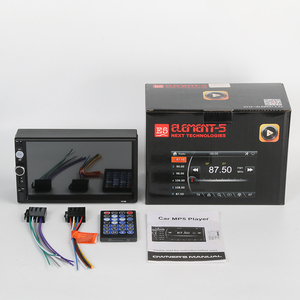 Universal Din 7 2 Polegadas Touch Screen Stereo Auto Radio Multimedia Player, Espelho Retrovisor Ligação/FM/TF/MP5 Áudio Do Carro