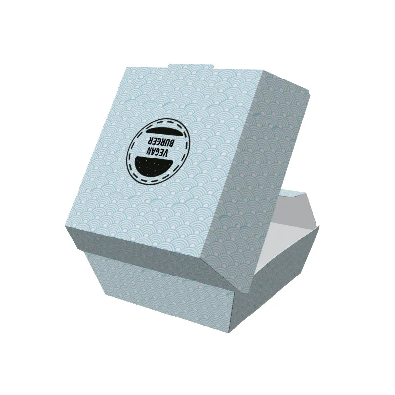 Commercio all'ingrosso materiale di riciclo biodegradabile impermeabile, scatola di carta Kraft imballaggio con manico per torta di pasta per Pizza/