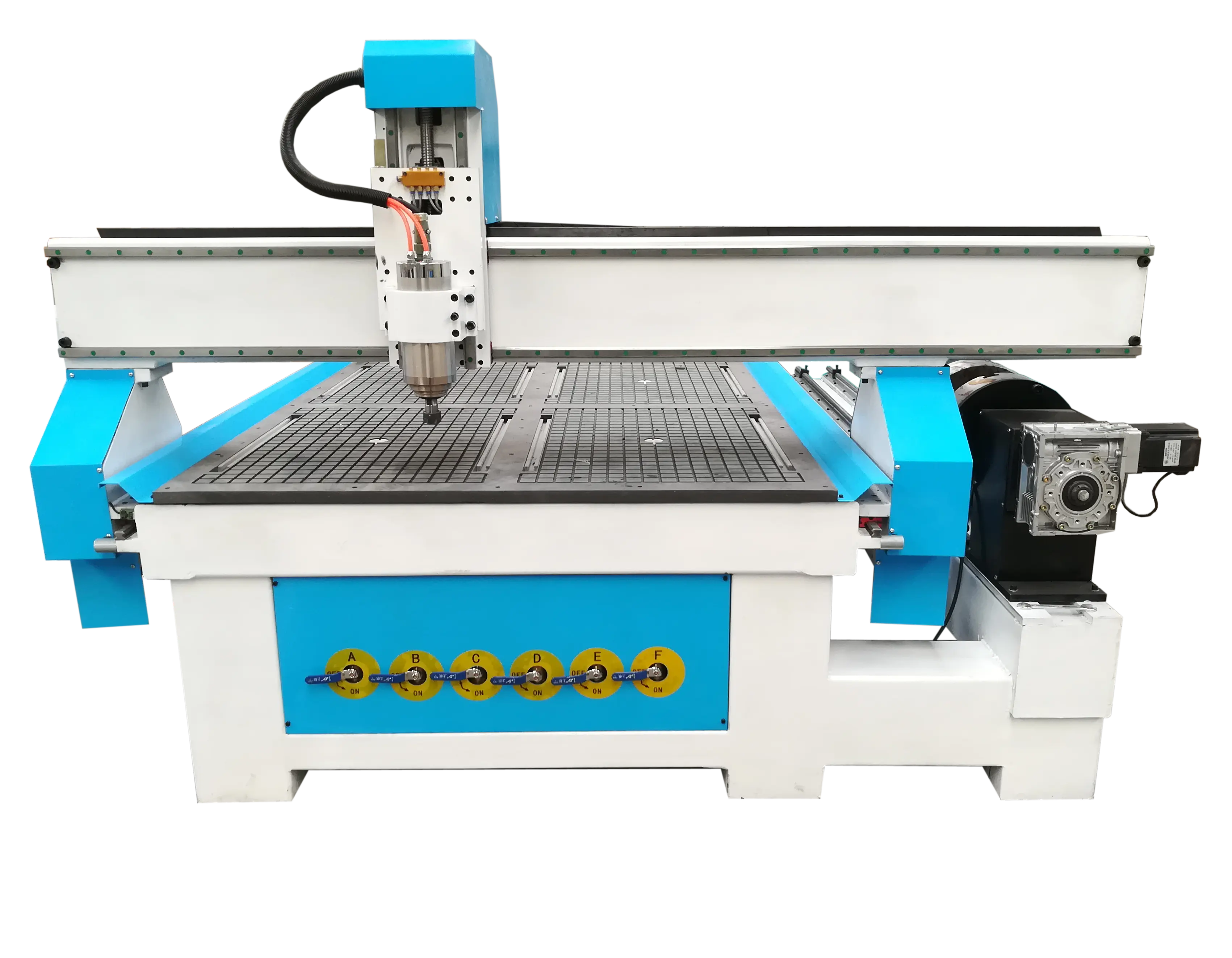 4 محور 1325 4 * 8ft cnc راوتر ثلاثي الأبعاد نحت الخشب آلة صنع الباب مع محور دوار