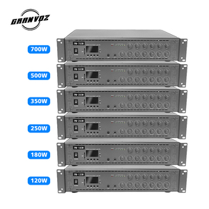 Amplificador de sistema de megafonía de alto rendimiento con entrada de micrófono 120W 6 Zone 2U 3 líneas 2 - Product Image 5