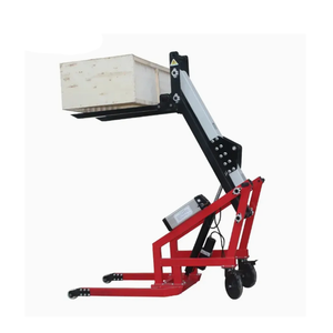 Carrello elevatore idraulico elettrico con braccio curvo carico e scarico piccolo veicolo flessibile di sollevamento e movimentazione - Product Image 3