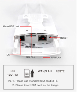 กลางแจ้ง4G LTE CPE โซล่าเซลล์4G เราเตอร์30W ชุดแผงโซลาร์เซลล์พร้อมเอาต์พุตพอร์ตอีเธอร์เน็ต4g กันน้ำ4G พร้อมช่องใส่ซิมการ์ด