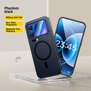 Kaou Ốp lưng điện thoại TPU từ tính siêu mỏng mờ kinh doanh có sạc không dây Xiaomi17 Pro Max/15 bảo hiểm siêu đầy đủ chống sốc - Product Image 1