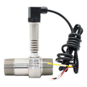 Medidor de flujo de turbina de agua caliente Sensor de flujo de agua de salida de pulso