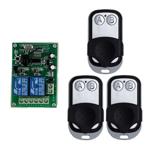 DC 12V 24V RF 433 Drahtloser Sender Empfänger mit Lerncode Metall material