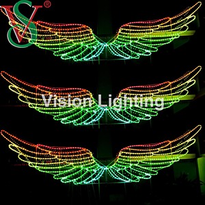Высококачественные умные RGB-лампы с мотивом, наружное использование, пиксельное крыло, Рождественское украшение, смарт-светодиодная программа - Product Image 4