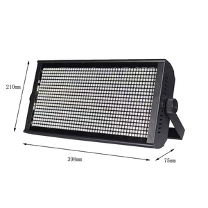 48 + 8 Segment RBG Strobe DMX disko olaylar sahne aydınlatma için LED matris ışık beyaz yayan renk - Product Image 2