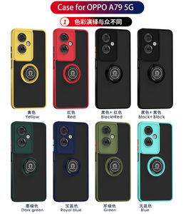 Darbeye araba tutucu halka mat arka kapak için Oppo A60 A59 A2 A79 F23 F23 A98 A1 A16K A17 durumda TPU tampon koruyucu kabuk - Product Image 6