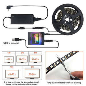 TV şerit kiti USB rüya renkli LED şerit 1M 2M 3M 4M 5M 5050SMD RGB şerit TV masaüstü bilgisayar ekran arka aydınlatma - Product Image 2