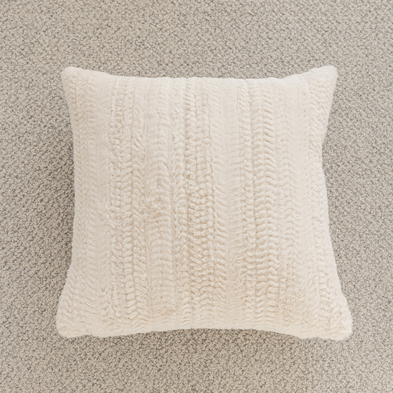 Tissage de fourrure de lapin
